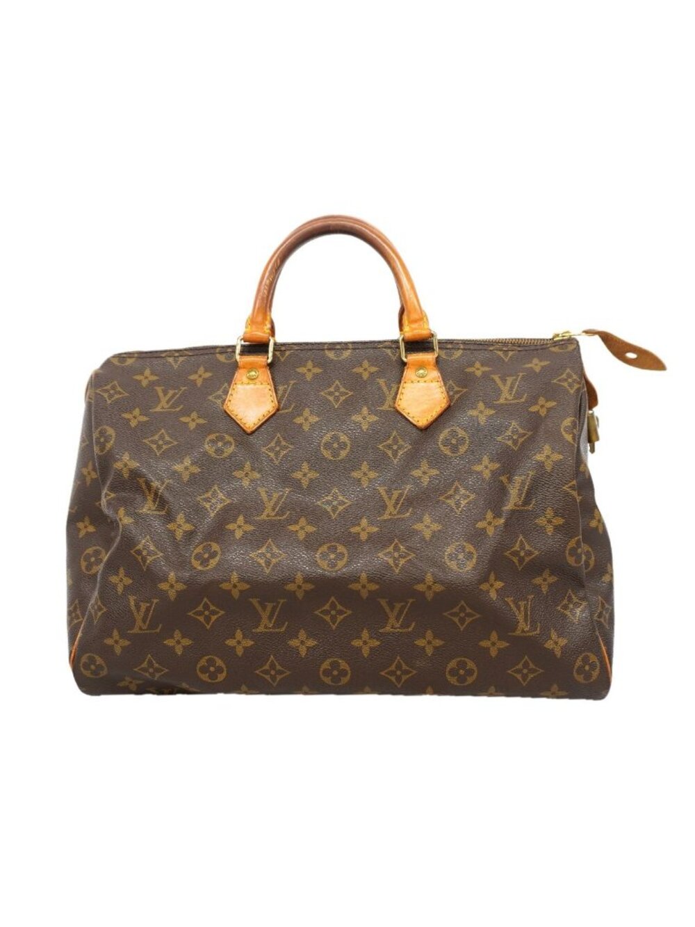 Louis Vuitton Handbag Monogram Speedy 35 Brown